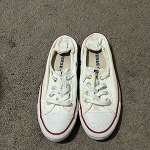 Size 8 Slip on White Converse